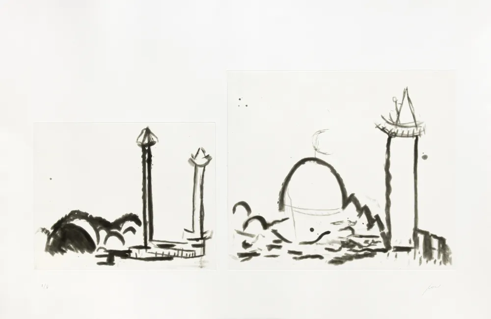 Etching Fattal - Süleymaniye (La)