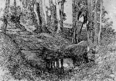 Etching Fattori - Il fosso