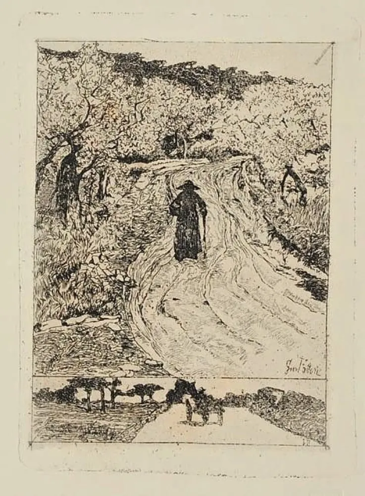 Engraving Fattori - Ritorno a casa