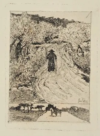 Engraving Fattori - Ritorno a casa