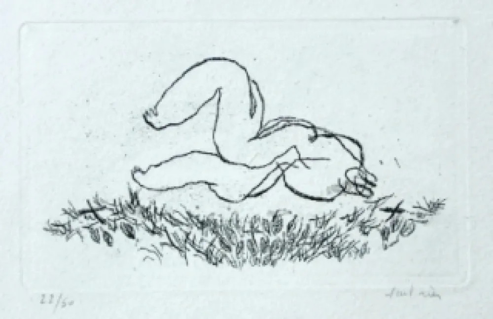 Etching And Aquatint Fautrier - Alleluiah - Petit nu L