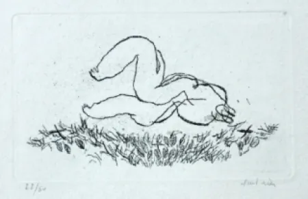 Etching And Aquatint Fautrier - Alleluiah - Petit nu L