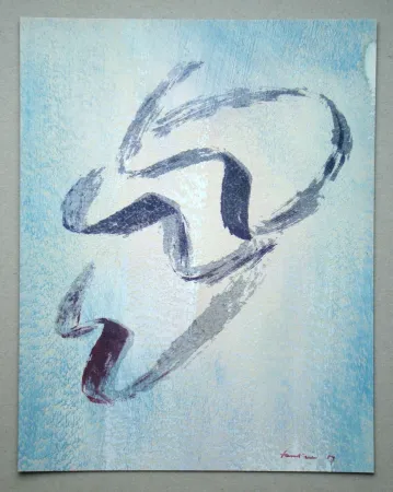 Lithograph Fautrier - Annabelle Nue