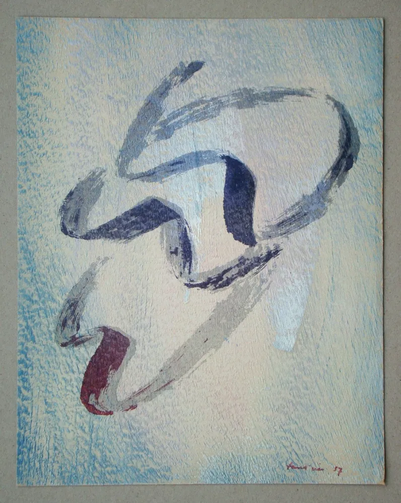 Lithograph Fautrier - Annabelle Nue