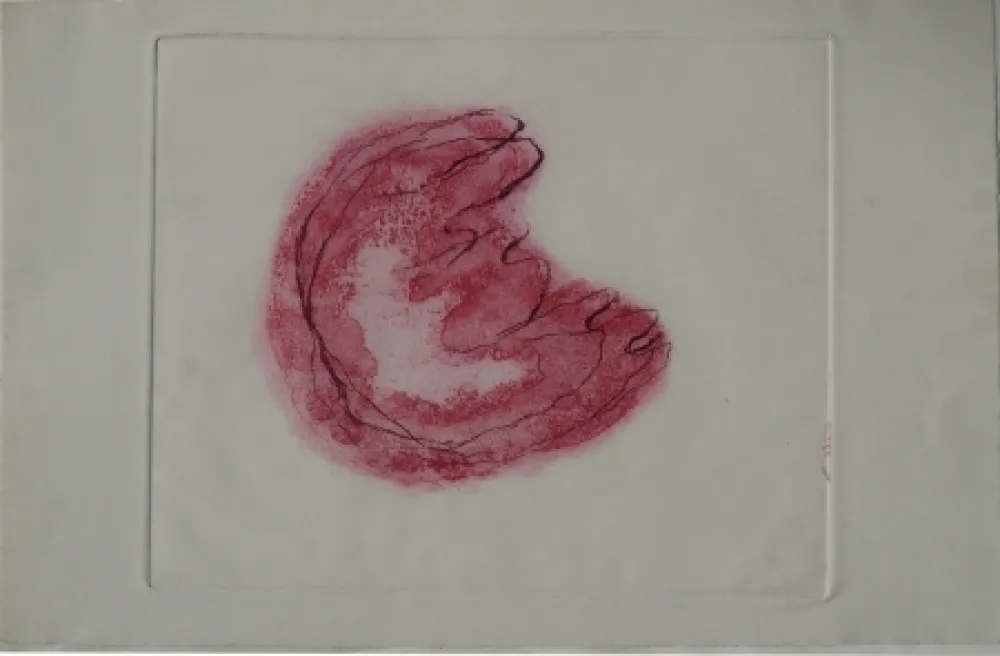 Etching And Aquatint Fautrier - Baby mine