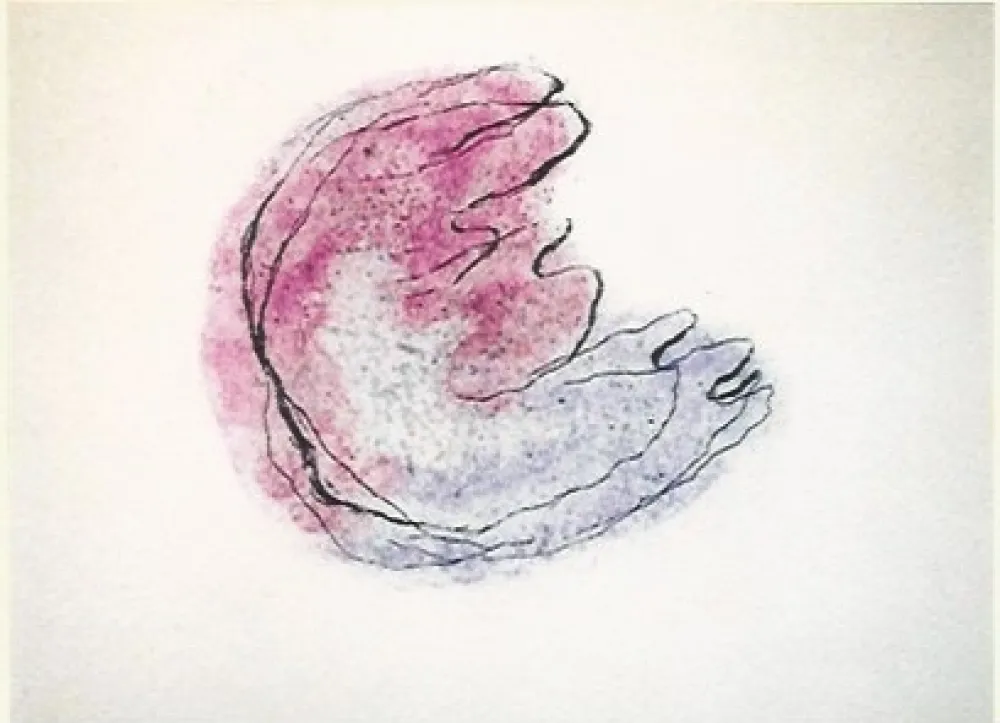 Etching Fautrier - Baby mine