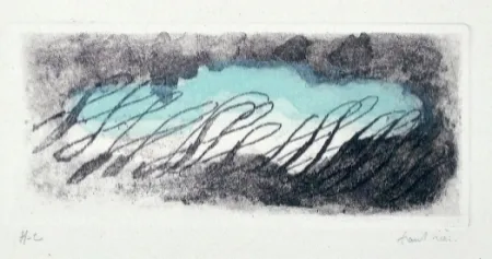 Etching And Aquatint Fautrier - Eclaircie verte