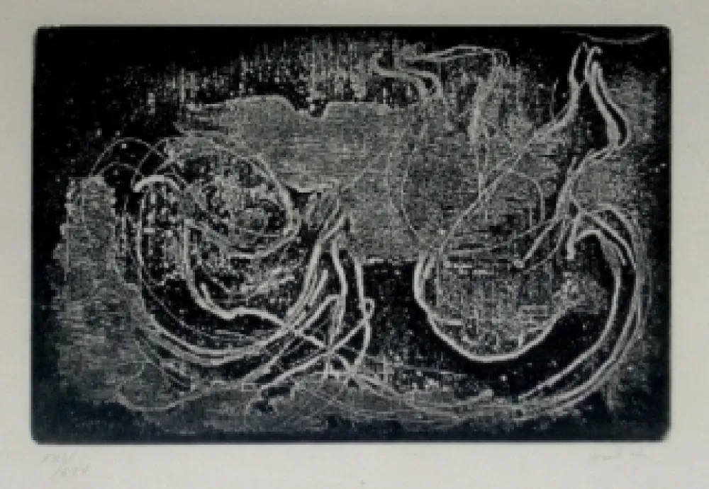 Etching And Aquatint Fautrier - Femme étendue II