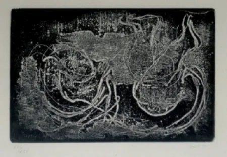 Etching And Aquatint Fautrier - Femme étendue II