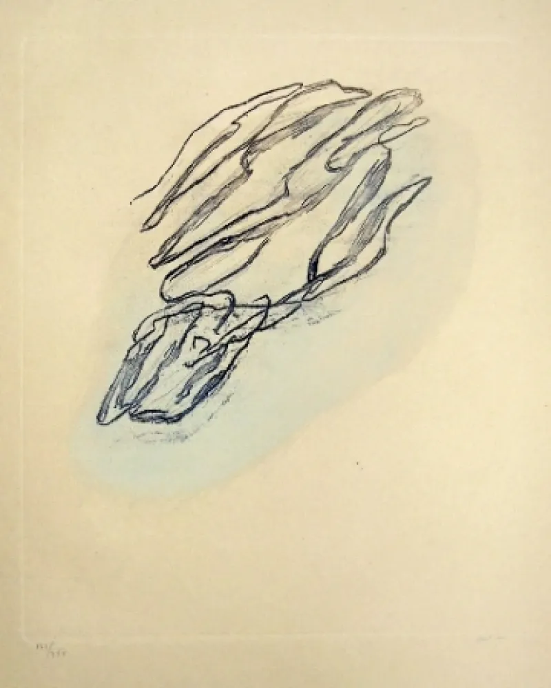 Engraving Fautrier - Formes végétales