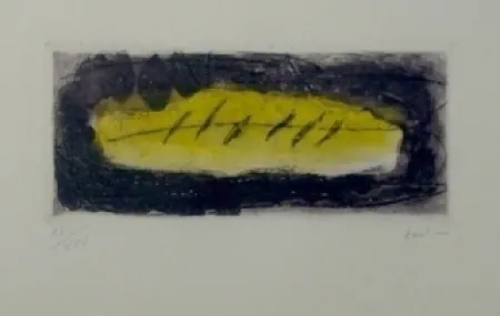 Etching And Aquatint Fautrier - Fougères