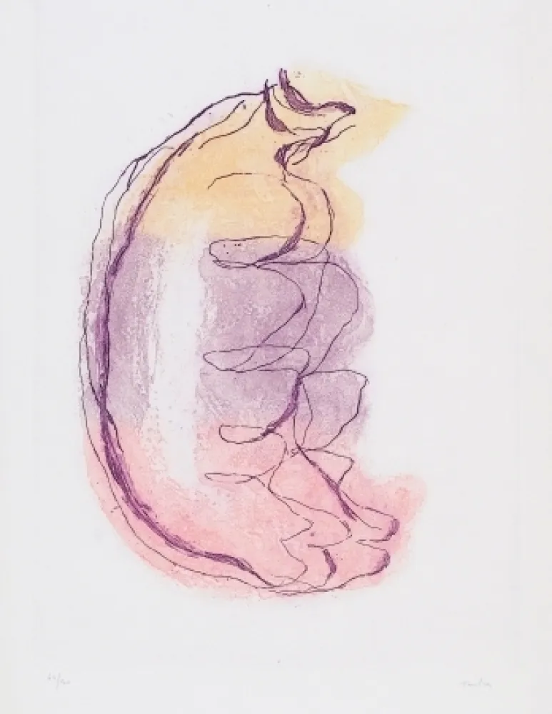 Etching Fautrier - Grands torses de femmes