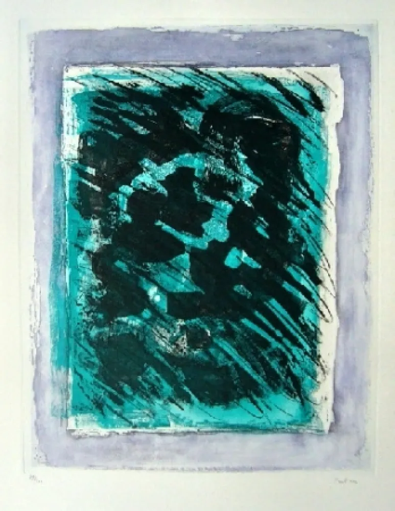 Etching And Aquatint Fautrier - La forêt