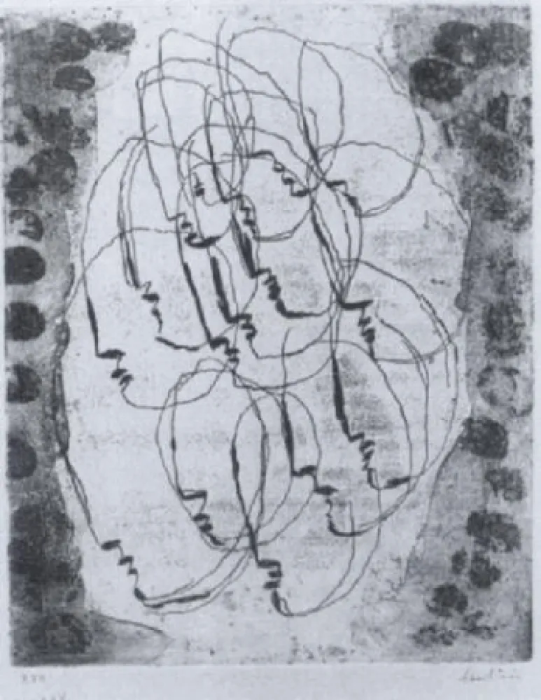 Etching And Aquatint Fautrier - Les massacrés