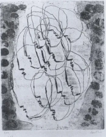 Etching And Aquatint Fautrier - Les massacrés