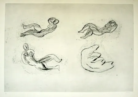 Engraving Fautrier - Naissance de la femme