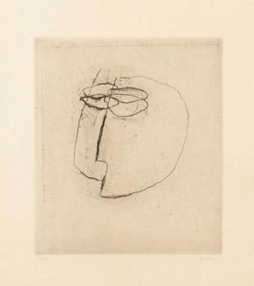 Etching Fautrier - Otages (IB)