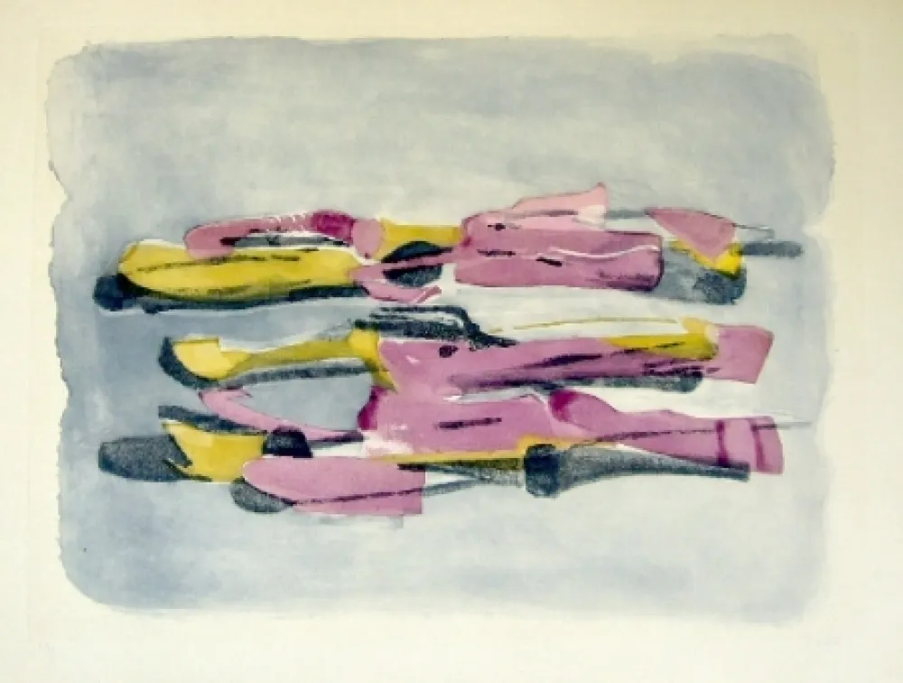 Etching And Aquatint Fautrier - Paysage