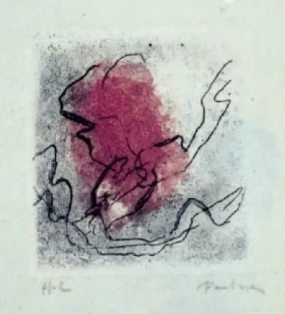 Etching And Aquatint Fautrier - Paysage de Provence