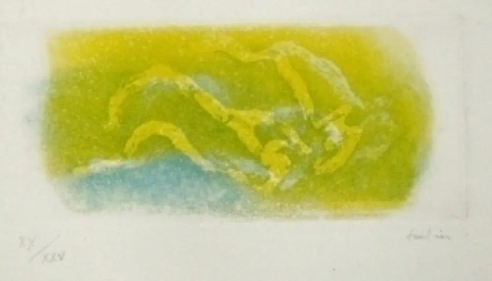 Etching And Aquatint Fautrier - Paysage du midi