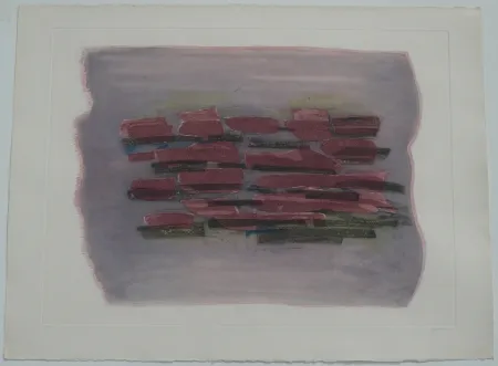 Etching And Aquatint Fautrier - Paysage labouré