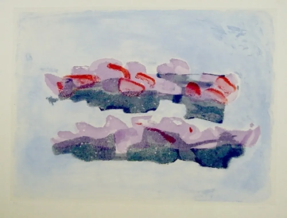 Etching And Aquatint Fautrier - Rochers