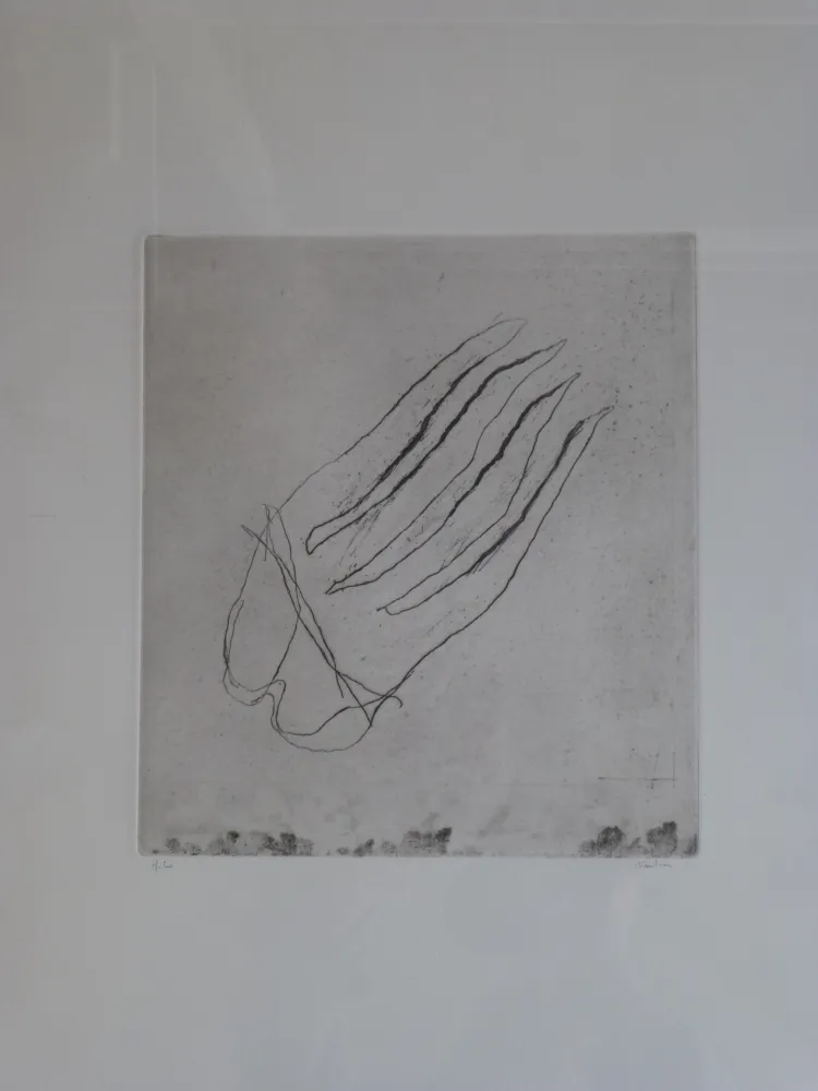 Etching Fautrier - Sans titre 