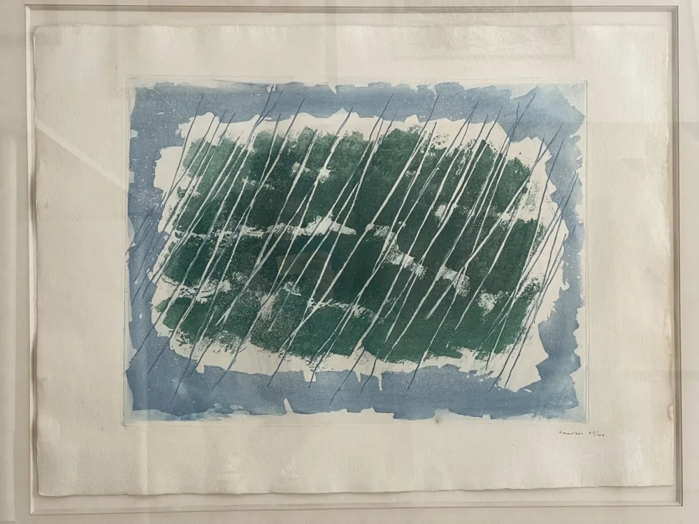 Etching And Aquatint Fautrier - Stries 