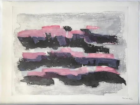 Aquatint Fautrier - Sunset 