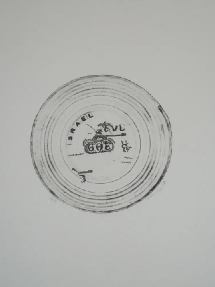 Engraving Favier - Israel