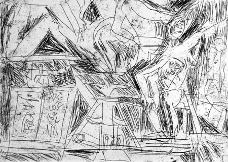 Engraving Fazzini - Interno