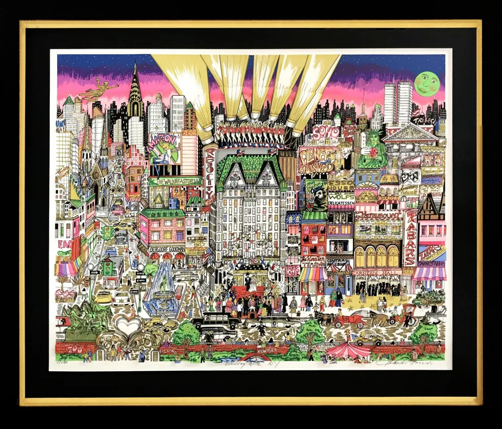 Screenprint Fazzino - WEDDING NITE, NEW YORK