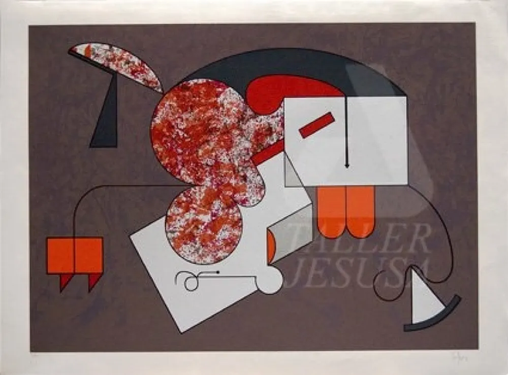 Screenprint Felguerez - Caracoles del silencio