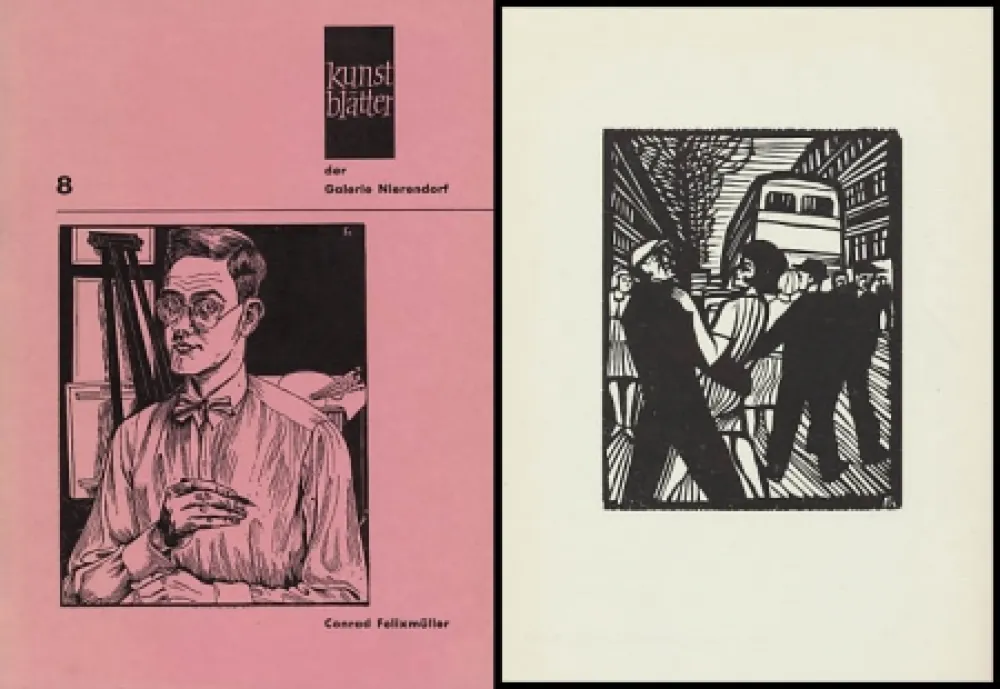 Woodcut Felixmuller  - Conrad Felixmüller