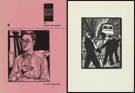 Woodcut Felixmuller  - Conrad Felixmüller