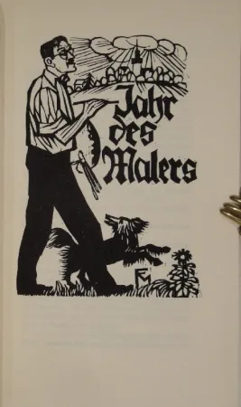 Illustrated Book Felixmuller  - Jahr des Malers