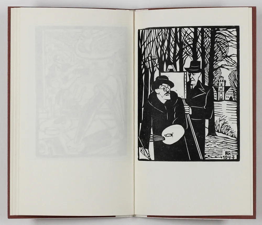 Illustrated Book Felixmuller  - Jahr des Malers (Year of the Painter) 