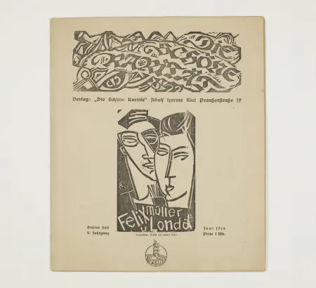 Woodcut Felixmuller  - Selbst mit meiner Frau (Myself with my Wife), Geburt (Birth), Mann und Frau (Man and Woman)