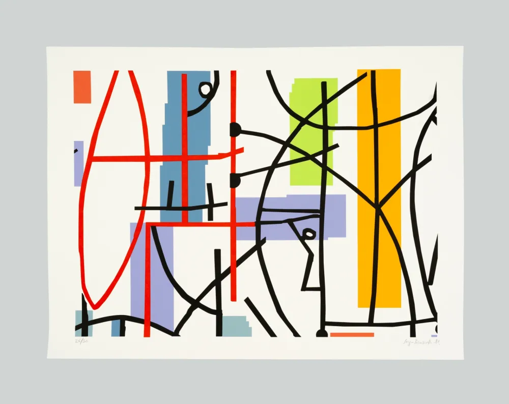 Screenprint Fermariello - Senza titolo