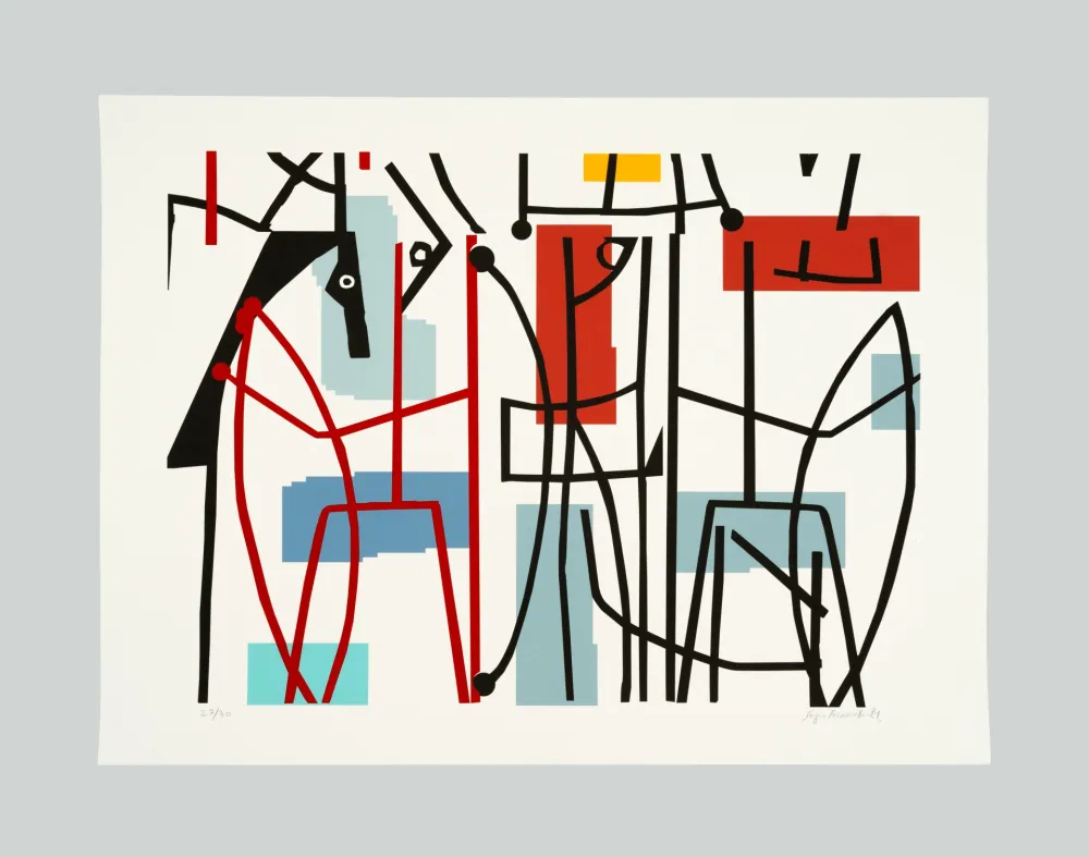 Screenprint Fermariello - Senza titolo