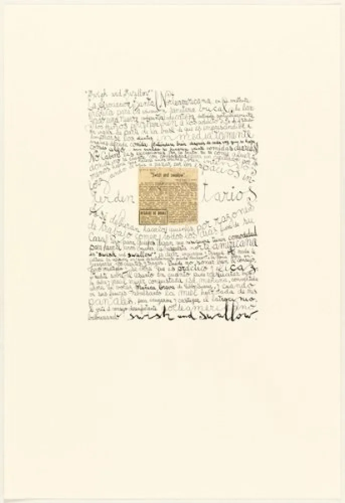 Lithograph Ferrari - Swish and Swallow