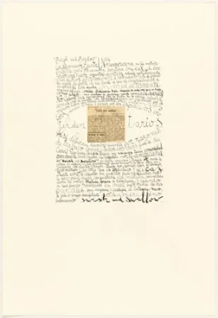 Lithograph Ferrari - Swish and Swallow