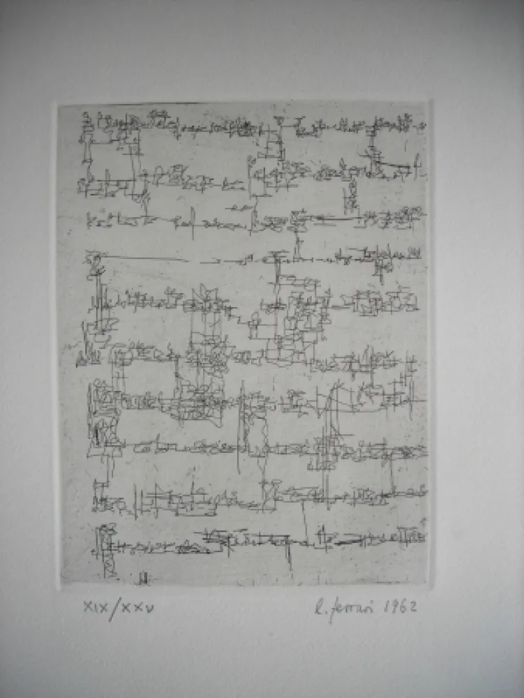 Engraving Ferrari - The international avant garde 4