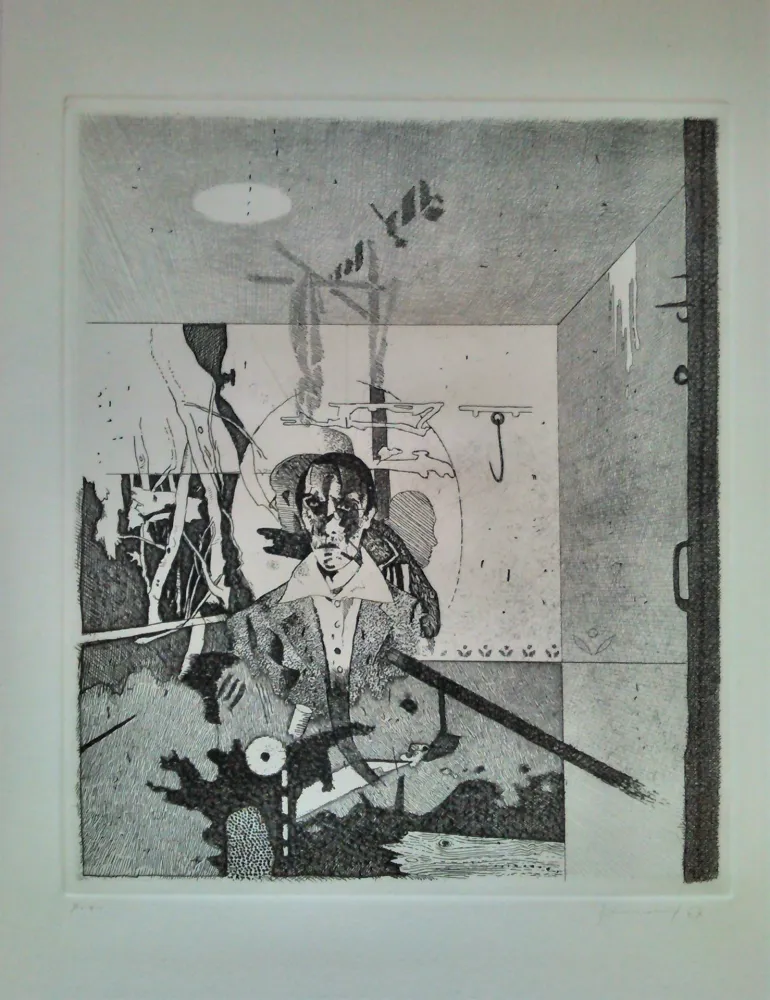 Etching And Aquatint Ferroni - Autobiografia n.1