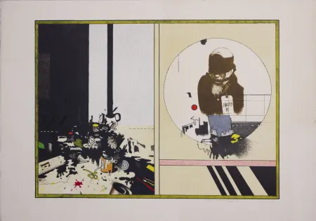 Lithograph Ferroni - Contemporaneamente