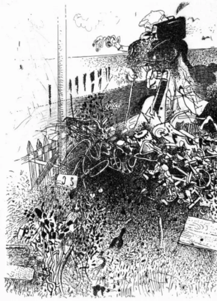 Engraving Ferroni - Il fuggiasco