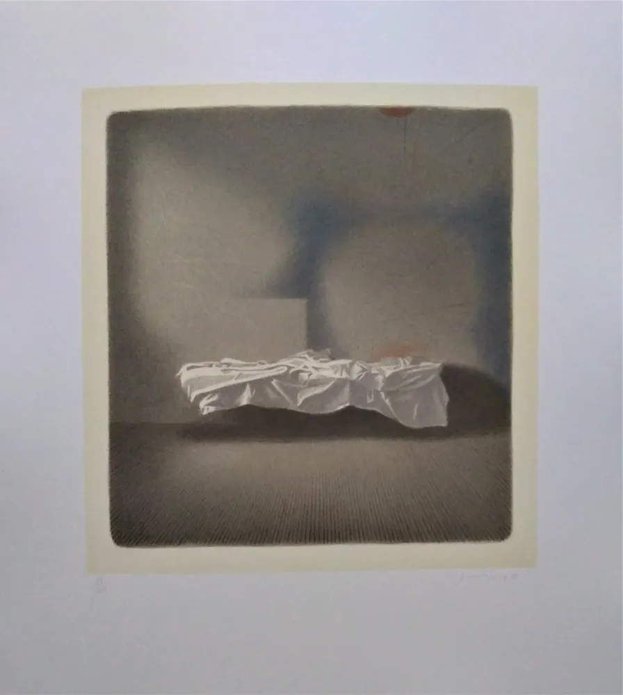 Lithograph Ferroni - Lettino