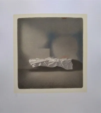 Lithograph Ferroni - Lettino