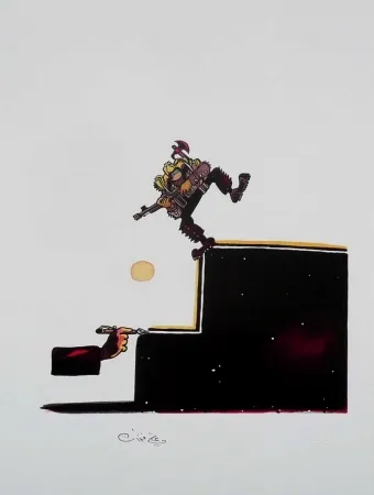 Lithograph Ferzat - Lithographie originale / Original lithograph