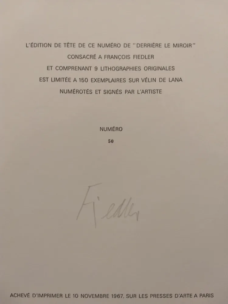 Illustrated Book Fiedler - Edition Tete DLM 167